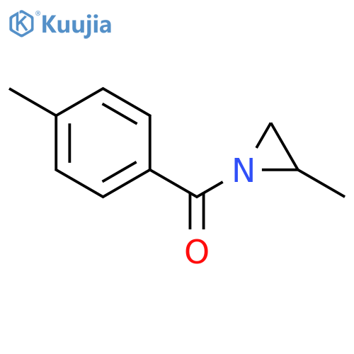 (2-methylaziridin-1-yl)-(4-methylphenyl)methanone structure