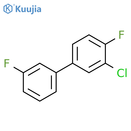 1,1'-Biphenyl, 3-chloro-3',4-difluoro- structure