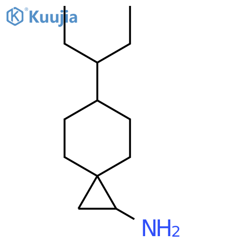 6-(Pentan-3-yl)spiro[2.5]octan-1-amine structure