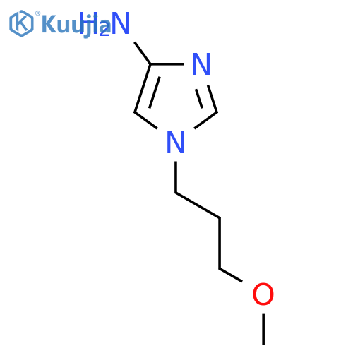 1-(3-methoxypropyl)-1H-imidazol-4-amine structure