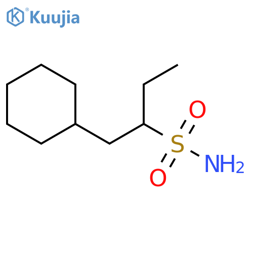 Cyclohexaneethanesulfonamide, α-ethyl- structure