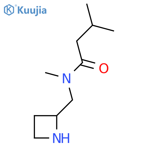 N-[(azetidin-2-yl)methyl]-N,3-dimethylbutanamide structure