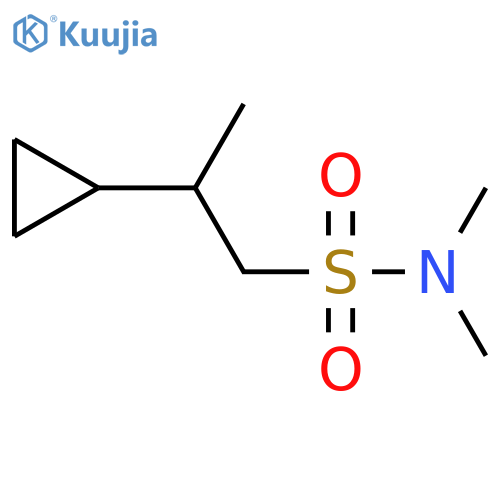 Cyclopropaneethanesulfonamide, N,N,β-trimethyl- structure
