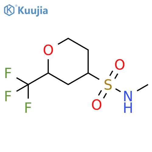 2H-Pyran-4-sulfonamide, tetrahydro-N-methyl-2-(trifluoromethyl)- structure