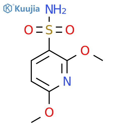 2,6-Dimethoxypyridine-3-sulfonamide structure