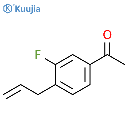 Ethanone, 1-[3-fluoro-4-(2-propen-1-yl)phenyl]- structure