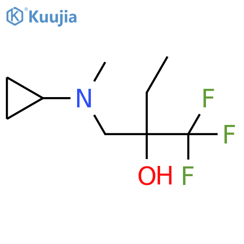 2-[[Cyclopropyl(methyl)amino]methyl]-1,1,1-trifluorobutan-2-ol structure