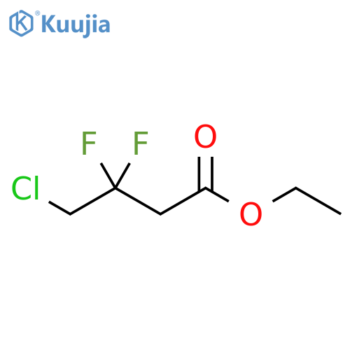 ethyl 4-chloro-3,3-difluorobutanoate structure