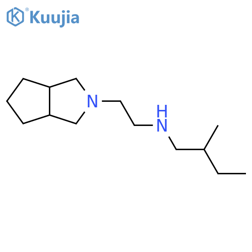(2-methylbutyl)(2-{octahydrocyclopentacpyrrol-2-yl}ethyl)amine structure