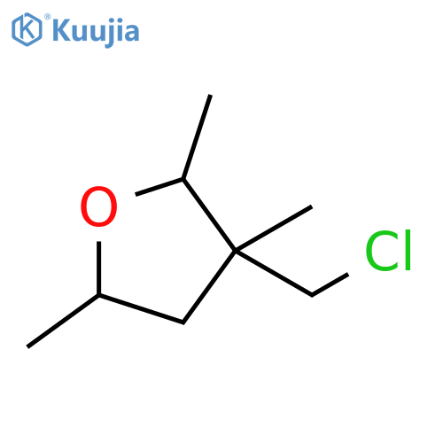 Furan, 3-(chloromethyl)tetrahydro-2,3,5-trimethyl- structure