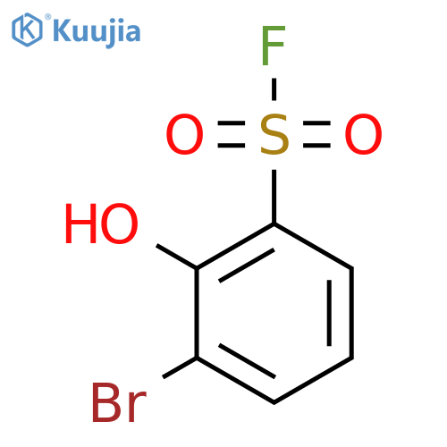 3-Bromo-2-hydroxybenzene-1-sulfonyl fluoride structure