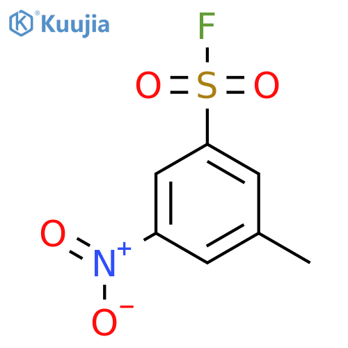 3-Methyl-5-nitrobenzene-1-sulfonyl fluoride structure