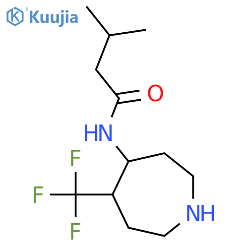 3-methyl-N-[5-(trifluoromethyl)azepan-4-yl]butanamide structure