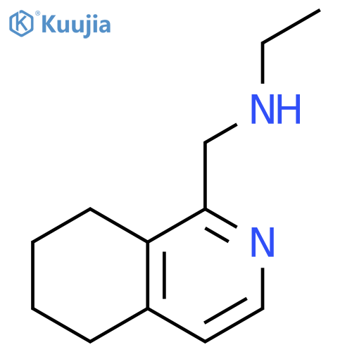 1-Isoquinolinemethanamine, N-ethyl-5,6,7,8-tetrahydro- structure
