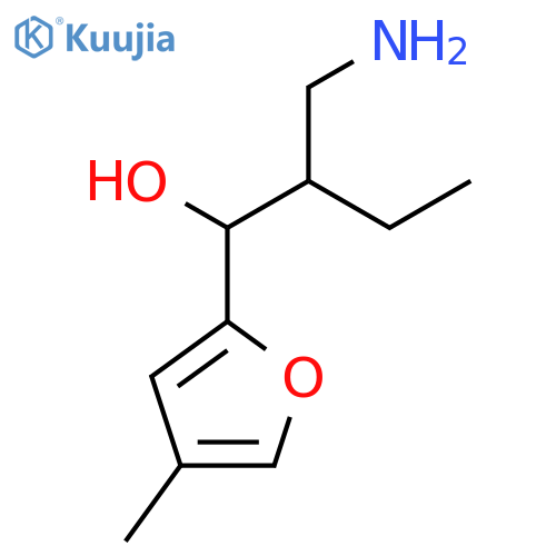 2-Furanmethanol, α-[1-(aminomethyl)propyl]-4-methyl- structure