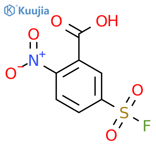 5-(Fluorosulfonyl)-2-nitrobenzoic acid structure