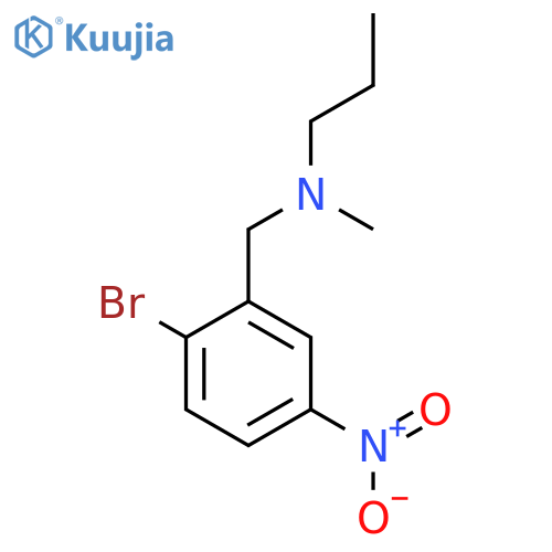 [(2-Bromo-5-nitrophenyl)methyl](methyl)propylamine structure