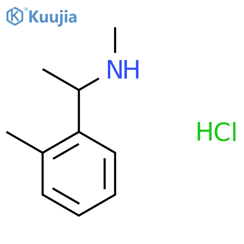 Methyl[1-(2-methylphenyl)ethyl]amine hydrochloride structure