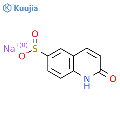 Sodium 2-oxo-1,2-dihydroquinoline-6-sulfinate structure
