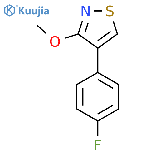 4-(4-Fluorophenyl)-3-methoxy-1,2-thiazole structure