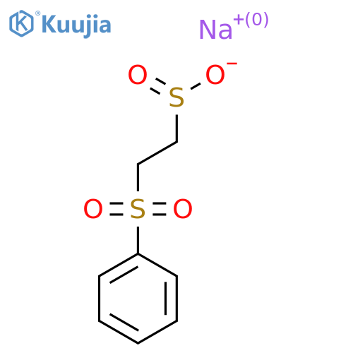 Sodium 2-(benzenesulfonyl)ethane-1-sulfinate structure