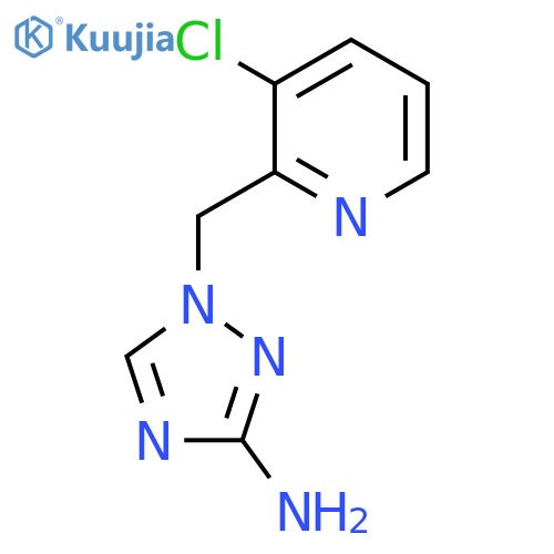1-(3-chloropyridin-2-yl)methyl-1H-1,2,4-triazol-3-amine structure