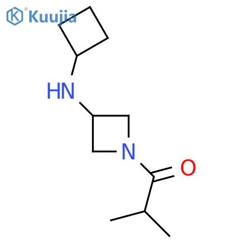 1-[3-(Cyclobutylamino)azetidin-1-yl]-2-methylpropan-1-one structure