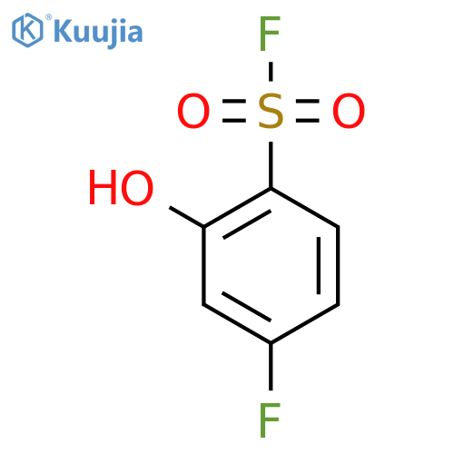 4-Fluoro-2-hydroxybenzene-1-sulfonyl fluoride structure