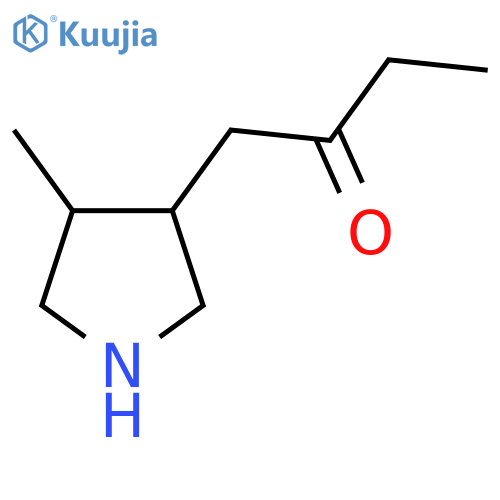 1-(4-Methylpyrrolidin-3-yl)butan-2-one structure