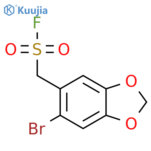 (6-Bromo-1,3-dioxaindan-5-yl)methanesulfonyl fluoride structure