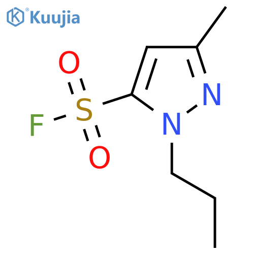 3-methyl-1-propyl-1H-pyrazole-5-sulfonyl fluoride structure