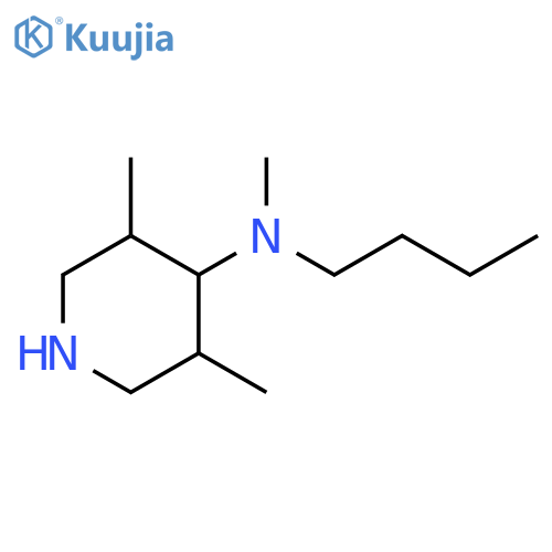 4-Piperidinamine, N-butyl-N,3,5-trimethyl- structure