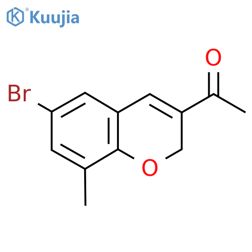 1-(6-bromo-8-methyl-2H-chromen-3-yl)ethan-1-one structure