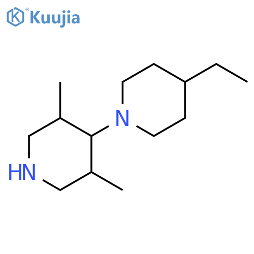1,4'-Bipiperidine, 4-ethyl-3',5'-dimethyl- structure