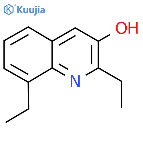 2,8-Diethylquinolin-3-ol structure