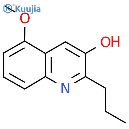 5-Methoxy-2-propylquinolin-3-ol structure