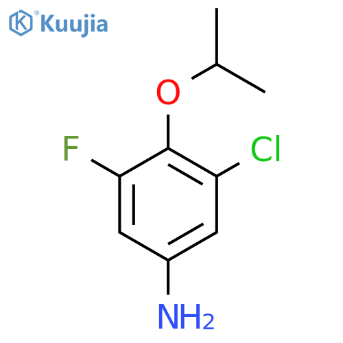 Benzenamine, 3-chloro-5-fluoro-4-(1-methylethoxy)- structure
