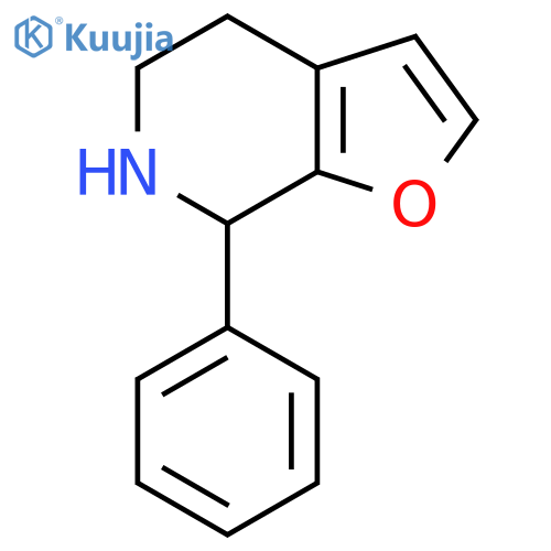 7-phenyl-4H,5H,6H,7H-furo2,3-cpyridine structure