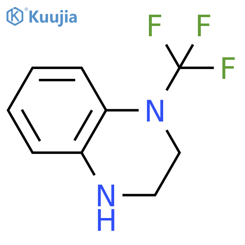 1-(trifluoromethyl)-1,2,3,4-tetrahydroquinoxaline structure