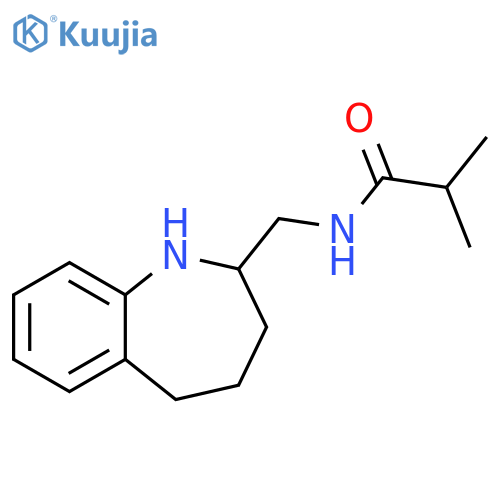Propanamide, 2-methyl-N-[(2,3,4,5-tetrahydro-1H-1-benzazepin-2-yl)methyl]- structure