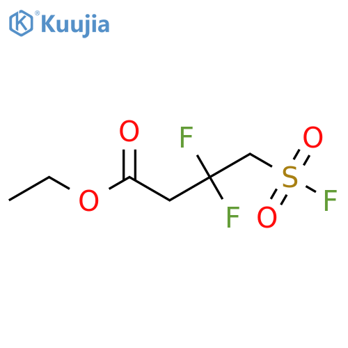 ethyl 3,3-difluoro-4-sulfobutanoate structure