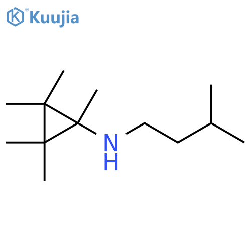1,2,2,3,3-pentamethyl-N-(3-methylbutyl)cyclopropan-1-amine structure