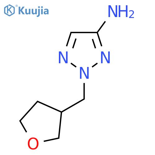 2-(oxolan-3-yl)methyl-2H-1,2,3-triazol-4-amine structure