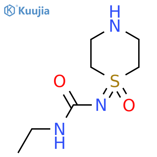 3-ethyl-1-(1-oxo-1lambda6-thiomorpholin-1-ylidene)urea structure