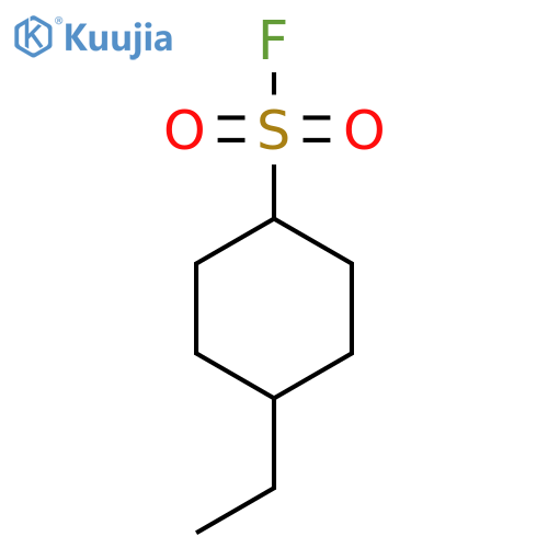 4-ethylcyclohexane-1-sulfonyl fluoride structure
