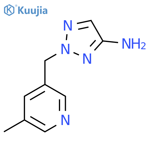 2-(5-methylpyridin-3-yl)methyl-2H-1,2,3-triazol-4-amine structure