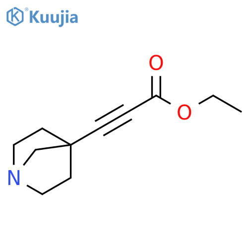 2-Propynoic acid, 3-(1-azabicyclo[2.2.1]hept-4-yl)-, ethyl ester structure