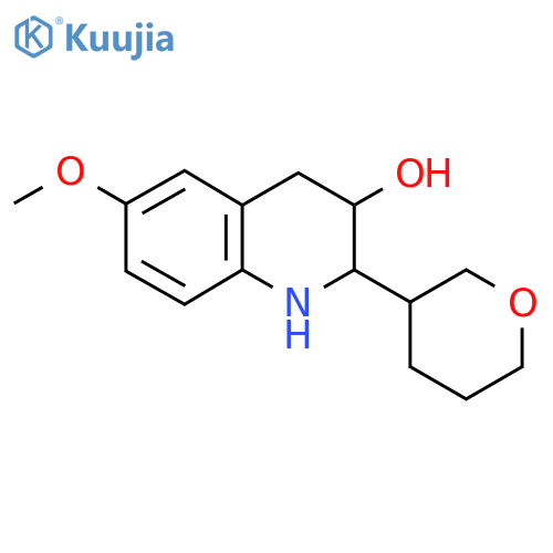 6-Methoxy-2-(oxan-3-yl)-1,2,3,4-tetrahydroquinolin-3-ol structure