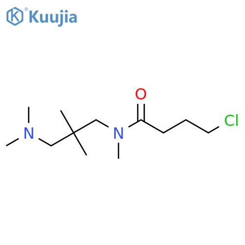 4-chloro-N-3-(dimethylamino)-2,2-dimethylpropyl-N-methylbutanamide structure