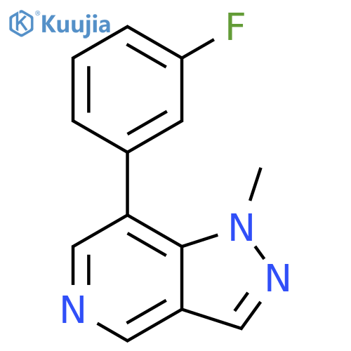 7-(3-fluorophenyl)-1-methyl-1H-pyrazolo[4,3-c]pyridine structure